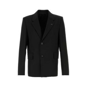 Wooyoungmi Men Black Wool Blazer